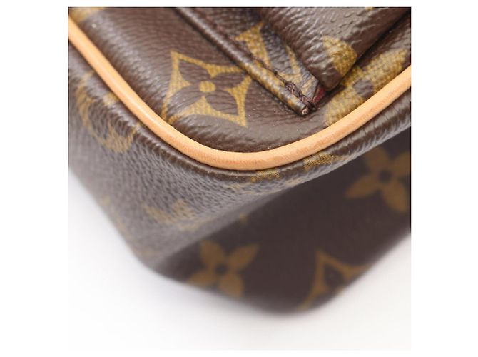Borsa a Spalla Louis Vuitton Vivacite PM Marrone - vista 6
