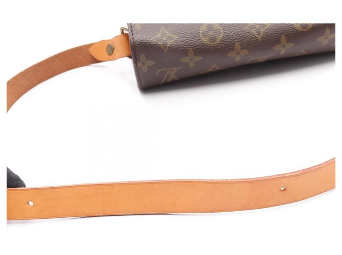 Borsa a Spalla Louis Vuitton Cartouchiere MM Marrone - vista 11
