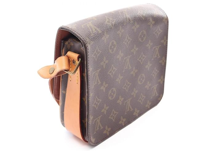 Borsa a Spalla Louis Vuitton Cartouchiere MM Marrone - vista 2