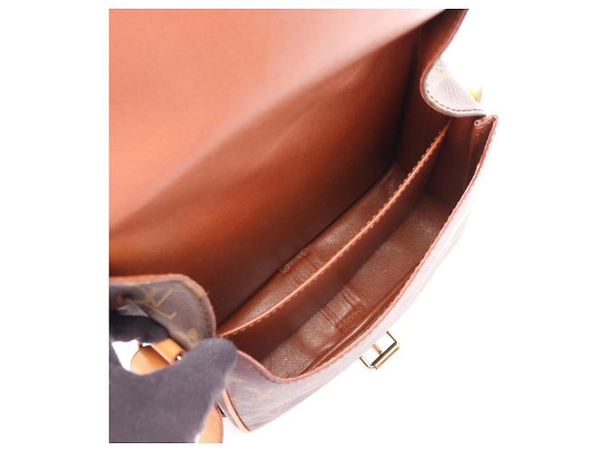 Borsa a Spalla Louis Vuitton Cartouchiere MM Marrone - vista 3