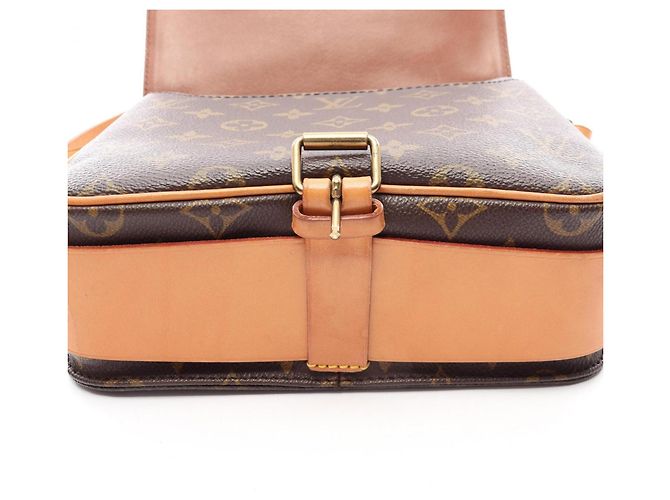 Borsa a Spalla Louis Vuitton Cartouchiere MM Marrone - vista 8