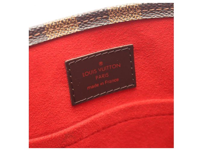 Louis Vuitton Sac Plat Damier Ebene Tote Bag Marrone - vista 4
