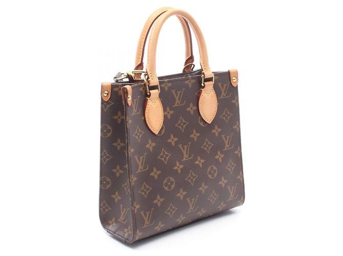 Louis Vuitton Sac Plat BB Borsa 2-Way Marrone - vista 2