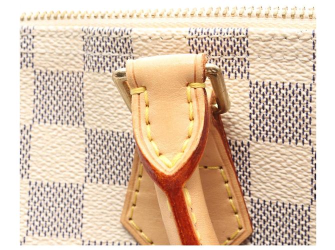 Louis Vuitton Speedy Bandoulière 30 Damier Azur Handbag White - view 8