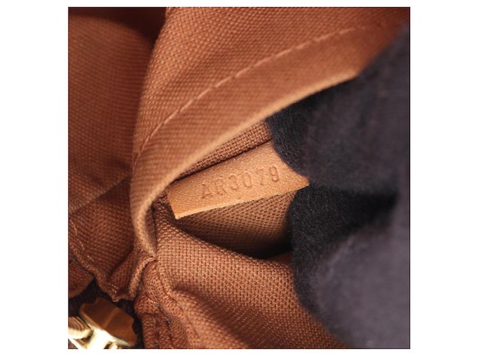 Borsa a tracolla Louis Vuitton Trotteur Bobour Marrone - vista 5