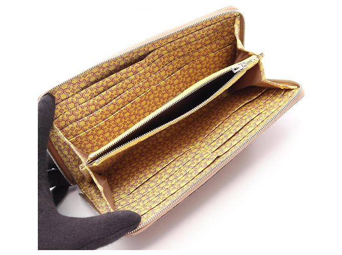 Cartera larga de seda Azap de Hermès marrón Castaño - vista 3