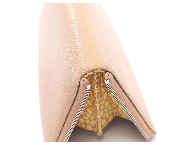 Cartera larga de seda Azap de Hermès marrón Castaño - vista 6