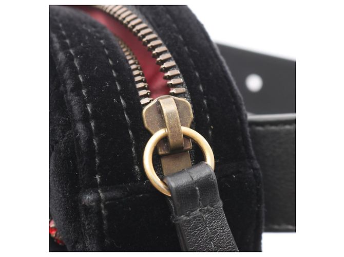 Bolsa de cintura/Bolsa de mão Gucci GG Marmont com estrela de strass Preto - vista 8