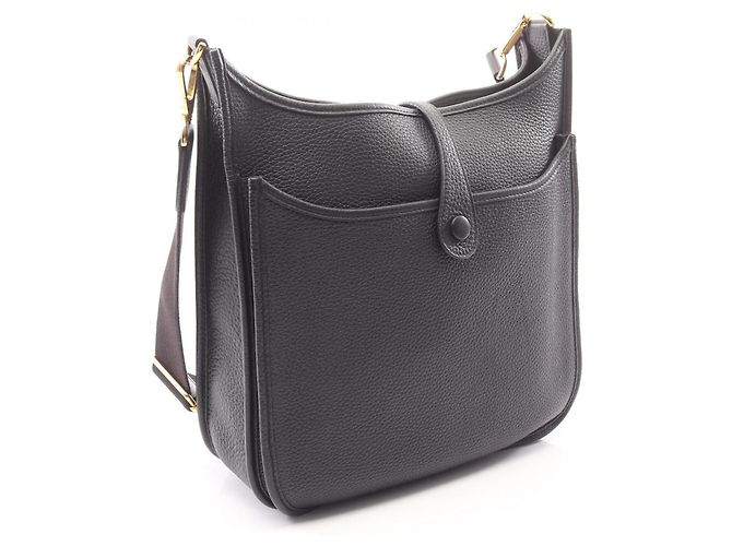 Hermès Borsa a tracolla Hermes Evelyne 3 Trois PM Nero - vista 2