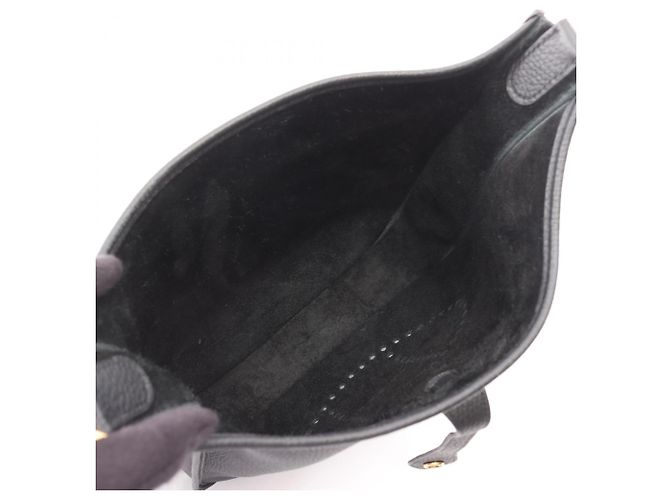 Hermès Borsa a tracolla Hermes Evelyne 3 Trois PM Nero - vista 3