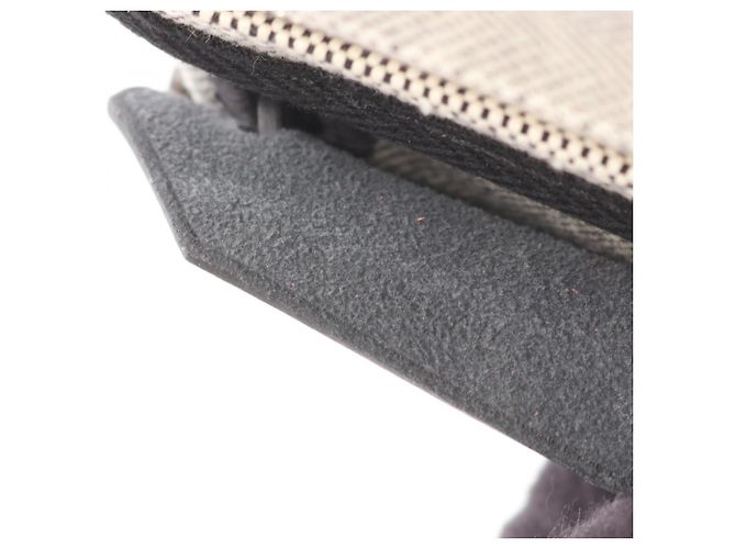 Sac à bandoulière Hermès Herbag Zip Mini Marron Noir - vue 5
