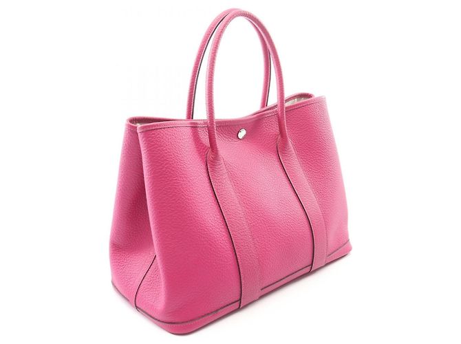 Hermès Borsa Tote Hermes Garden Party PM Rosa - vista 2