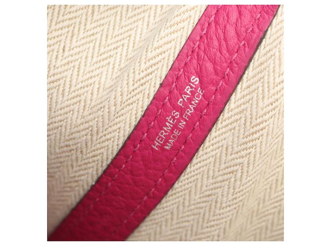 Hermès Borsa Tote Hermes Garden Party PM Rosa - vista 4