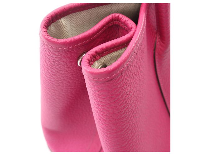 Hermès Borsa Tote Hermes Garden Party PM Rosa - vista 9