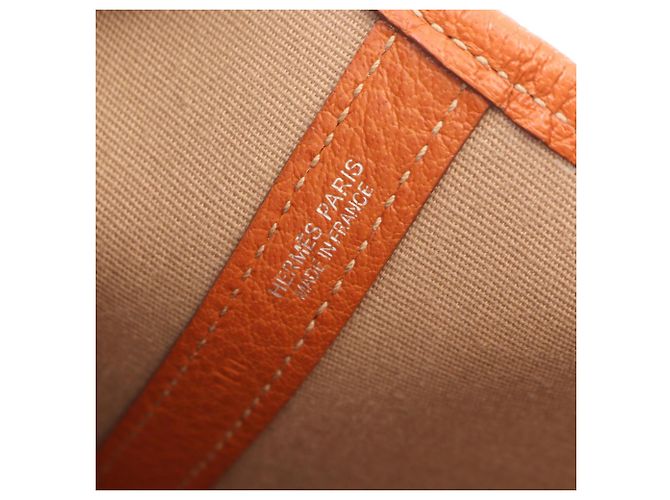 Hermès Borsa Tote Hermes Garden Party PM Marrone - vista 4
