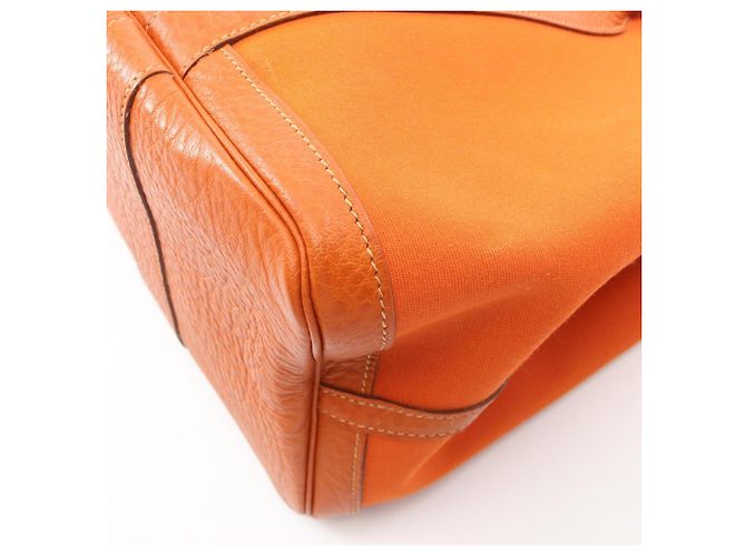 Hermès Borsa Tote Hermes Garden Party PM Marrone - vista 6