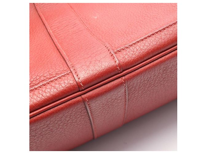 Hermès Borsa Tote Hermes Garden Party PM Rosso - vista 10