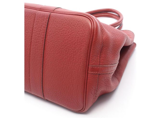 Hermès Borsa Tote Hermes Garden Party PM Rosso - vista 11