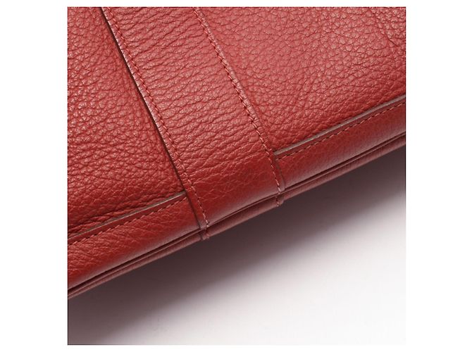 Hermès Borsa Tote Hermes Garden Party PM Rosso - vista 12