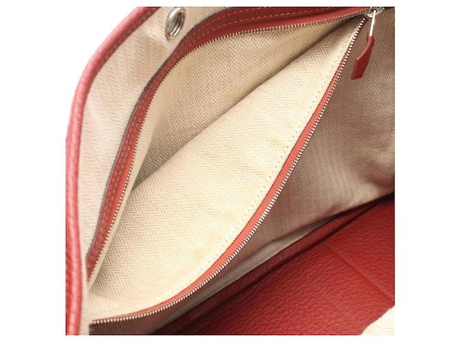 Hermès Borsa Tote Hermes Garden Party PM Rosso - vista 6