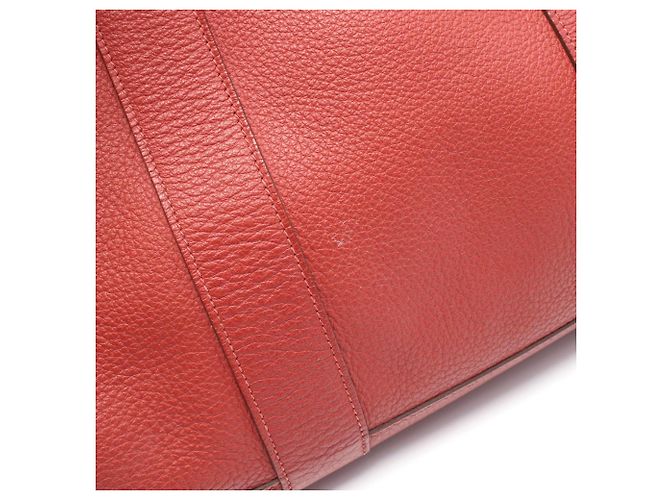 Hermès Borsa Tote Hermes Garden Party PM Rosso - vista 9