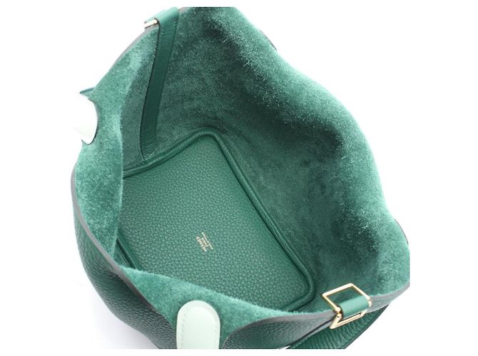 Hermès Hermes Picotin Lock Eclat PM Handtasche Grün Hellgrün - Ansicht 3