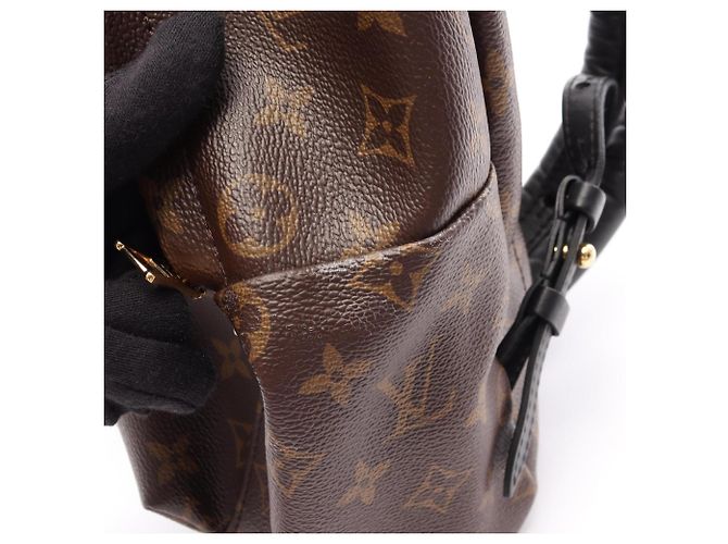 Zaino Louis Vuitton Palm Springs MM Marrone Monogramma - vista 10