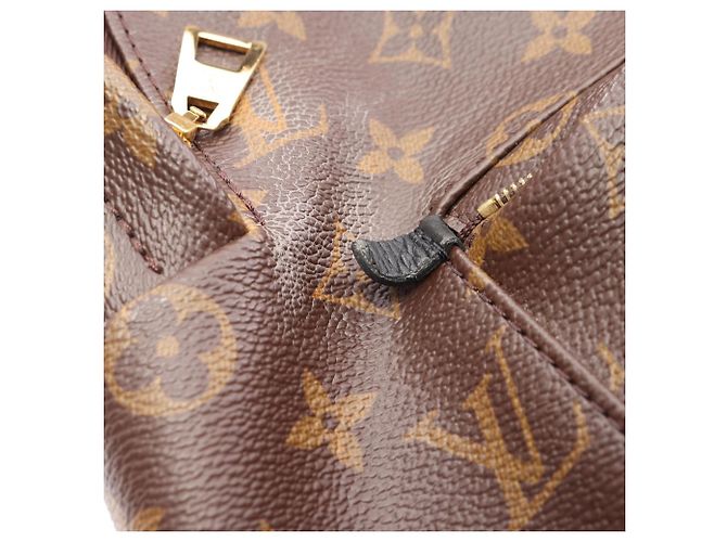 Zaino Louis Vuitton Palm Springs MM Marrone Monogramma - vista 11