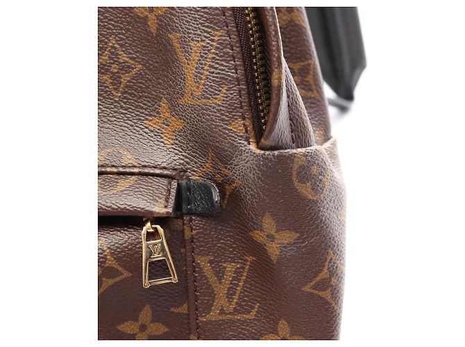 Zaino Louis Vuitton Palm Springs MM Marrone Monogramma - vista 12