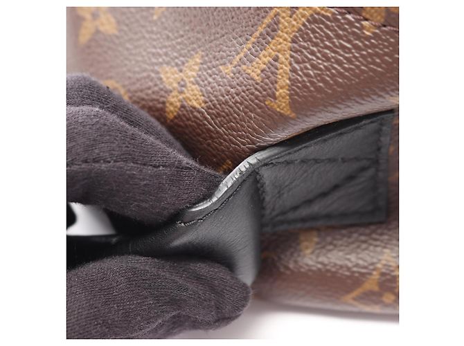 Zaino Louis Vuitton Palm Springs MM Marrone Monogramma - vista 15