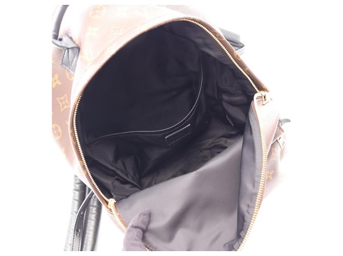 Zaino Louis Vuitton Palm Springs MM Marrone Monogramma - vista 3