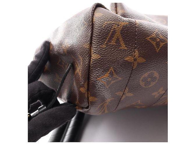 Zaino Louis Vuitton Palm Springs MM Marrone Monogramma - vista 7