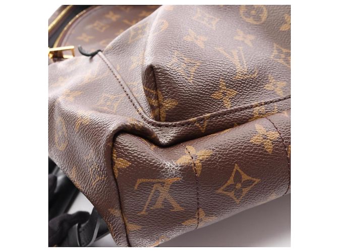 Zaino Louis Vuitton Palm Springs MM Marrone Monogramma - vista 8