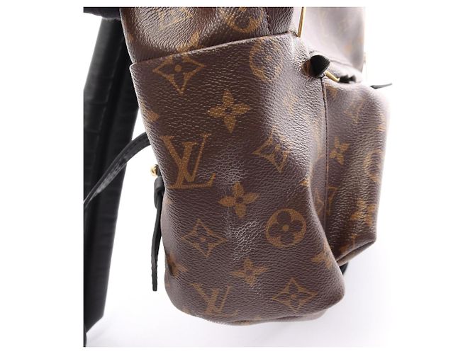Zaino Louis Vuitton Palm Springs MM Marrone Monogramma - vista 9