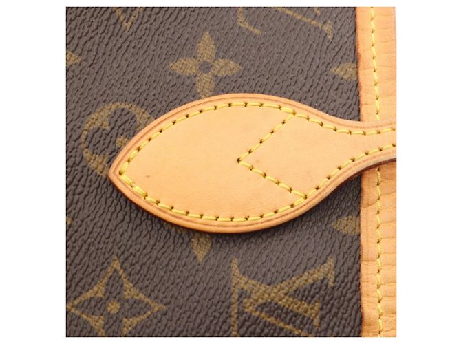 Borsa Tote Louis Vuitton Neverfull MM Monogram Marrone Monogramma - vista 11