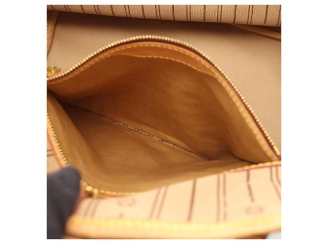 Borsa Tote Louis Vuitton Neverfull MM Monogram Marrone Monogramma - vista 12