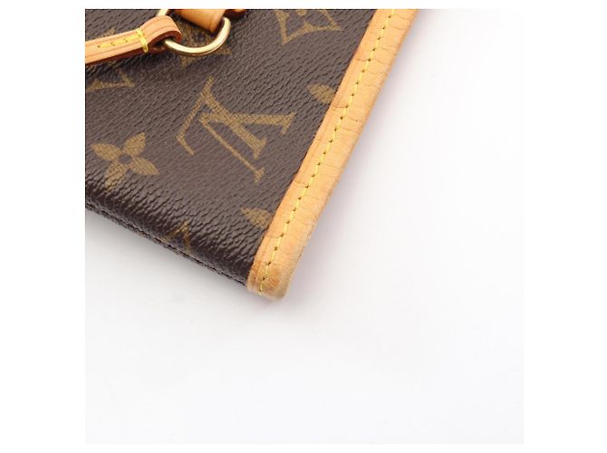Borsa Tote Louis Vuitton Neverfull MM Monogram Marrone Monogramma - vista 7