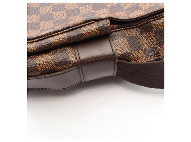 Borsa a tracolla Louis Vuitton Naviglio Damier Ebene Marrone - vista 10