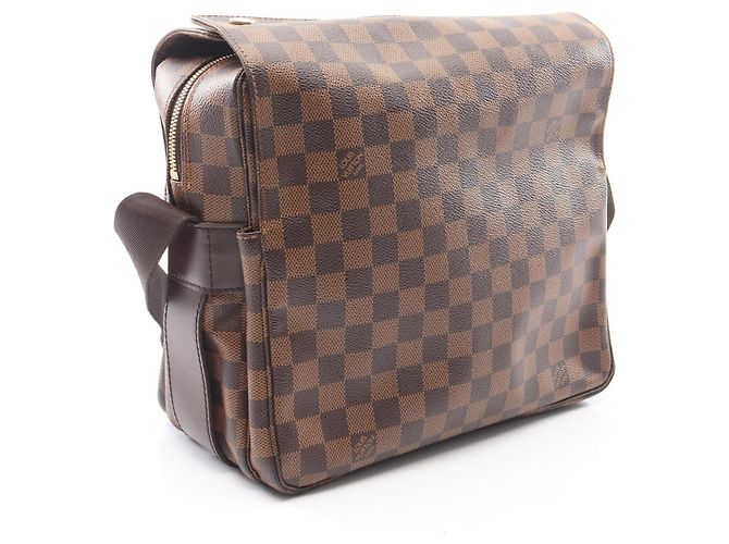 Borsa a tracolla Louis Vuitton Naviglio Damier Ebene Marrone - vista 2