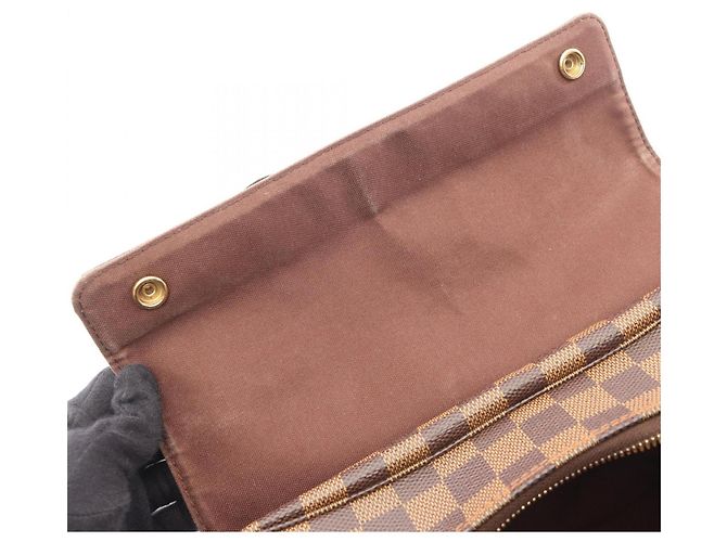 Borsa a tracolla Louis Vuitton Naviglio Damier Ebene Marrone - vista 6