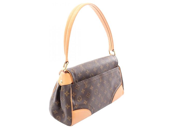 Borsa a Spalla Louis Vuitton Beverly MM Marrone Monogramma - vista 2