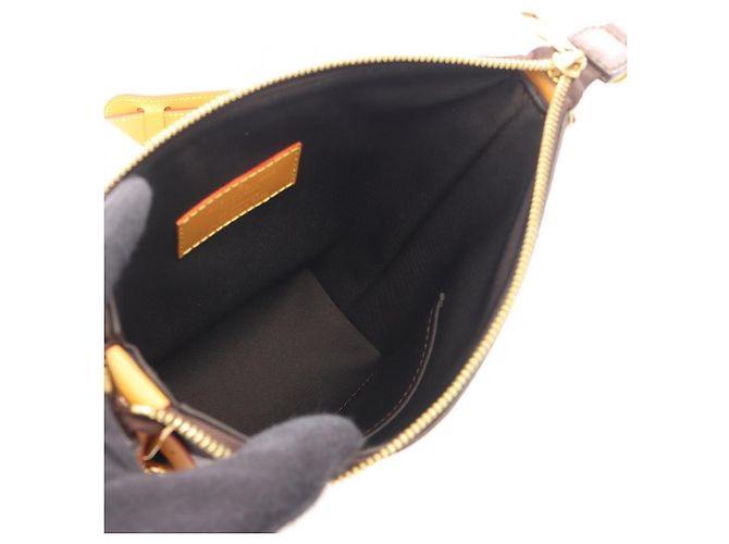 Borsa a Spalla Louis Vuitton Hobo Cruiser PM Marrone Monogramma - vista 3