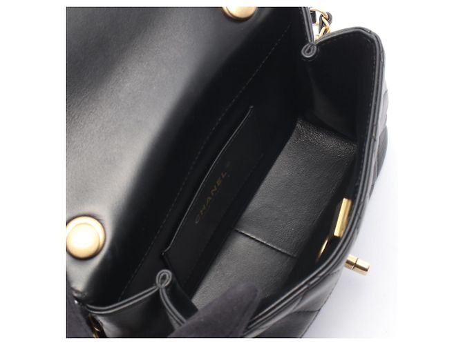 Borsa Chanel Mini Flap Nero - vista 3