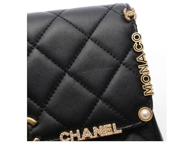 Borsa Chanel Mini Flap Nero - vista 9