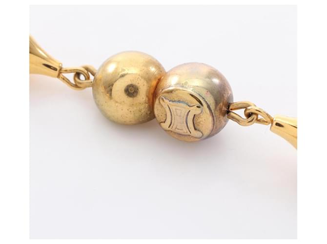Céline Collar Triomphe Celine Blanco Dorado - vista 5