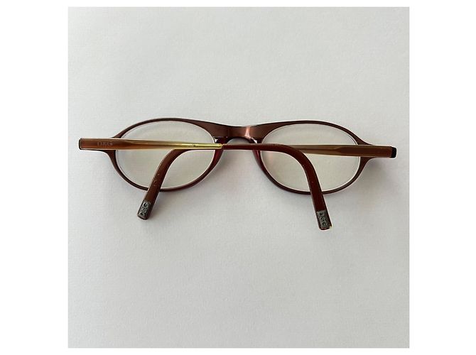 D&G Brille Kunststoffgestell Braun Khaki Kupfer - Ansicht 3