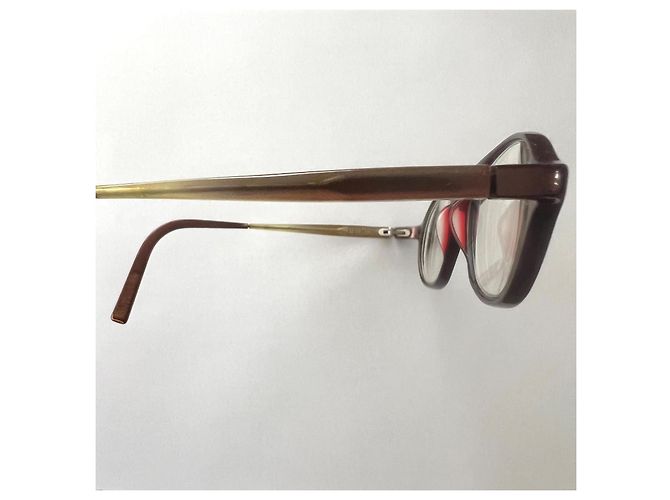 D&G Brille Kunststoffgestell Braun Khaki Kupfer - Ansicht 7