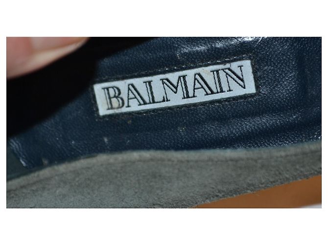 Balmain Wildleder Pumps Khaki - Ansicht 2