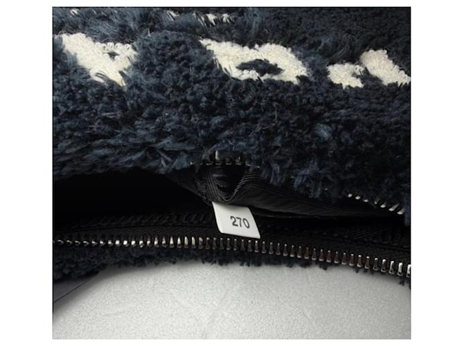 Prada Re-Edition 2000 Borsa in Spugna Nera Nero - vista 9