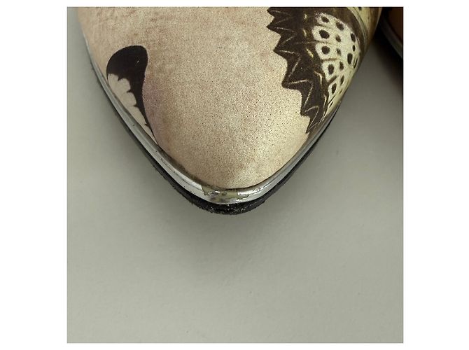 Givenchy Papillon Sapatilhas Bege - vista 10
